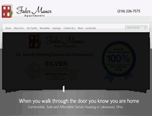 Tablet Screenshot of fedormanorapartments.com